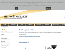 Tablet Screenshot of micro-metakit.com